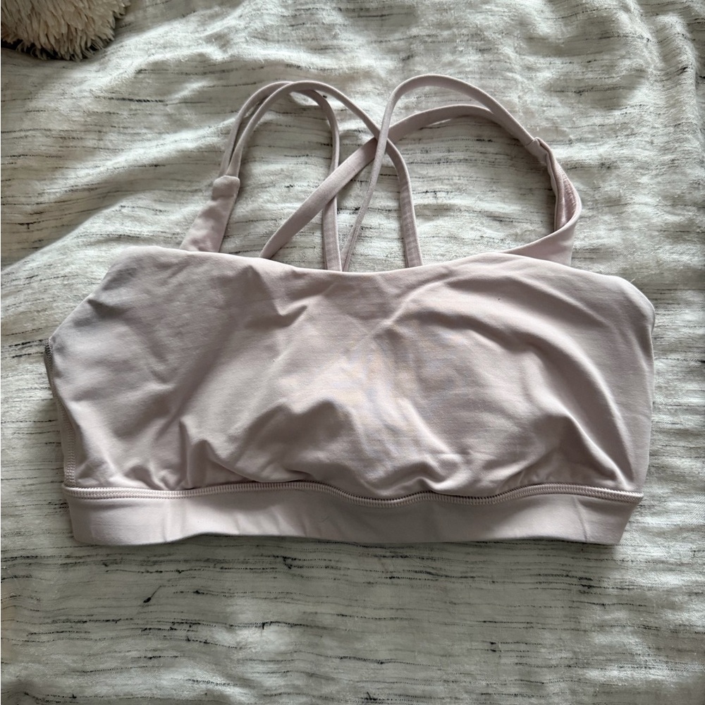 Lululemon Athletica Soft Pink Sports Bra